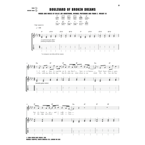 Green Day - Green Day - Guitar