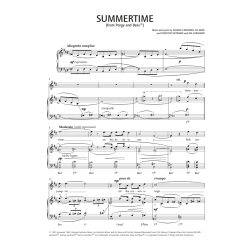 Gershwin, George - Summertime