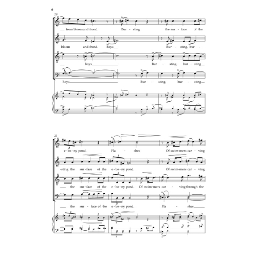 Harvey, Jonathan - Song of June. SATB (divisi) unacc. (CSS)