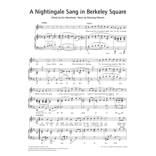 Maschwitz, E & Sherwin, M - Nightingale Sang Berkeley Square