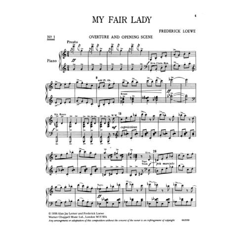 My Fair Lady (vocal score)