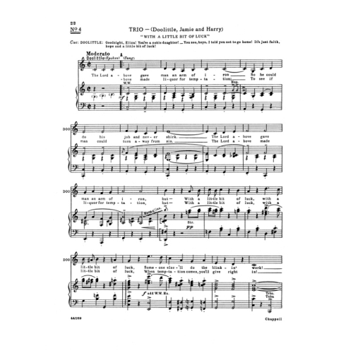 Loewe, Frederick - My Fair Lady (vocal score)