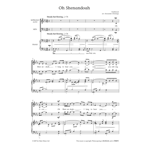 Oh Shenandoah & Other American Folksongs