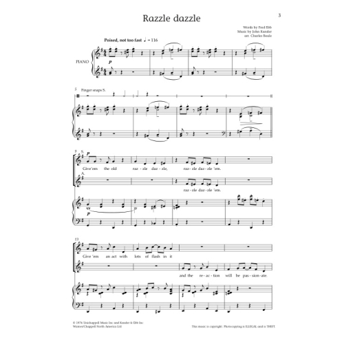 Razzle Dazzle SA Unison/Upper Voices & Accompaniment