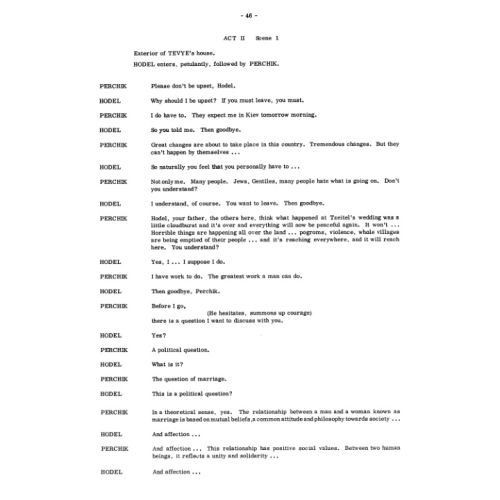 Bock, J & Harnick, S - Fiddler on the Roof (libretto)