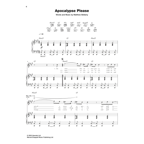 Muse - Absolution (GTAB)