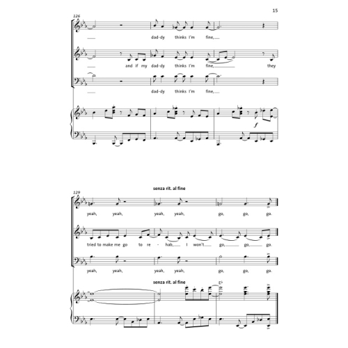 Winehouse, Amy - Rehab. SA/Men acc. (Choir Rocks!)