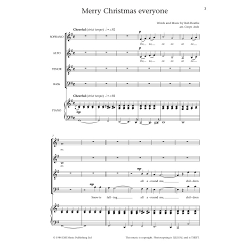 Merry Christmas Everyone (Three Christmas Pops)