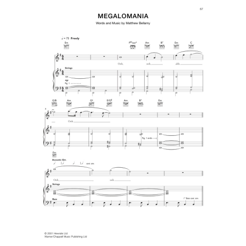 Muse - Origin of Symmetry (TAB)