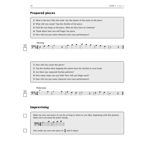 Improve your sight-reading! Cello Grades 1-3