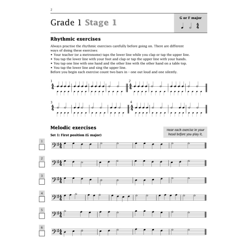 Improve your sight-reading! Double Bass Grades 1-5