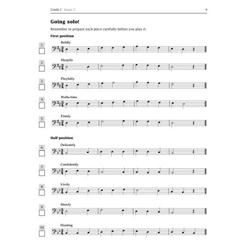 Improve your sight-reading! Double Bass Grades 1-5