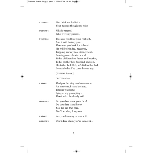 Anderson, Julian - Thebans (libretto)