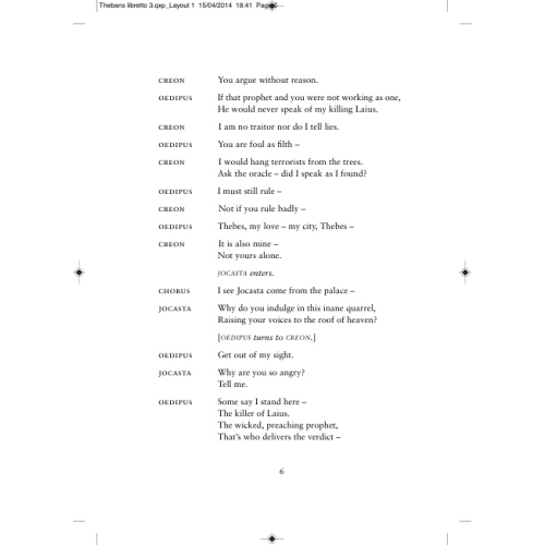 Anderson, Julian - Thebans (libretto)