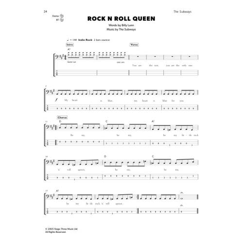 Graded Rock & Pop Bass Songbook 0-1