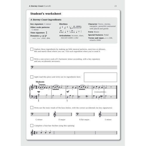 Improve your piano grade 3!