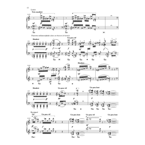 Messiaen, Olivier - La Fauvette passerinette