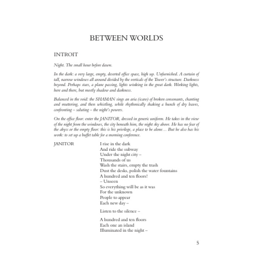Davies, Tansy - Between Worlds (Libretto)