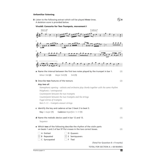 Edexcel GCSE Music Practice Papers