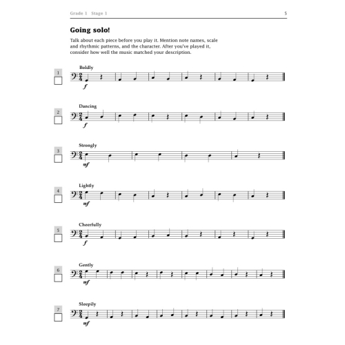 Improve your sight-reading! Bassoon Grades 1-5