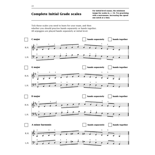 Improve your scales! Piano Initial