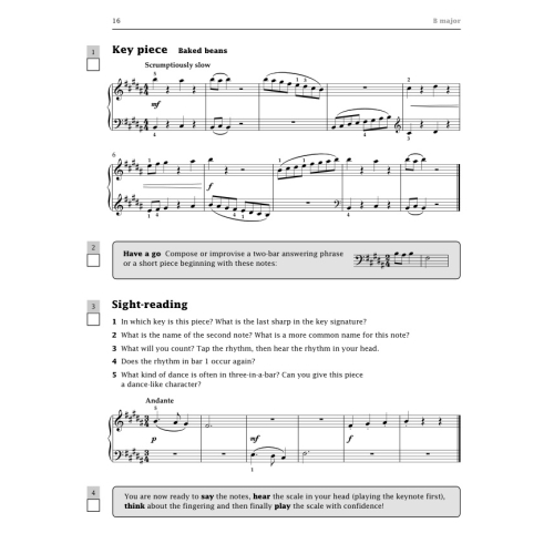 Improve your scales! Piano Grade 1