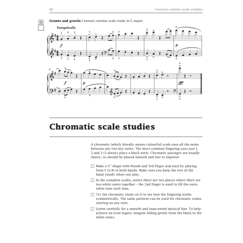 Improve your scales! Piano Grade 2