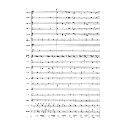 Simons, Moises - Peanut Vendor, The (brass band score)