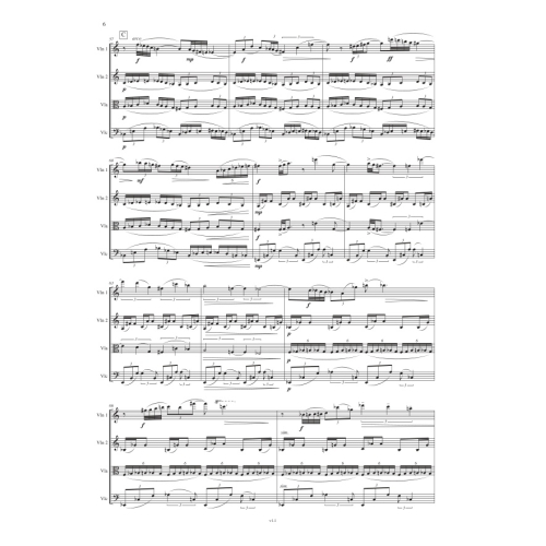 Vine, Carl - String Quartet No.4 (parts)