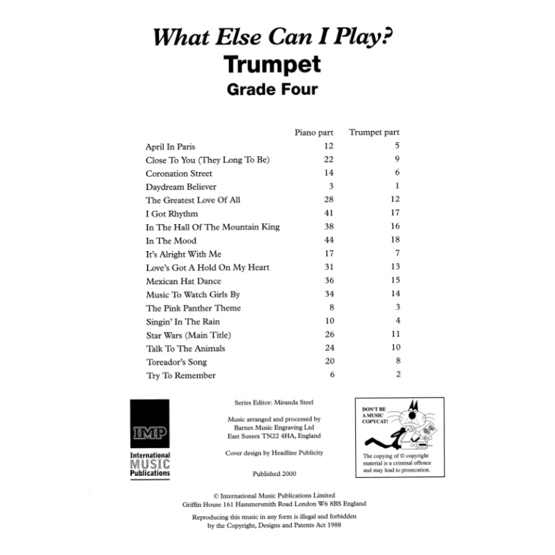 What else can I play? Trumpet Grade 4
