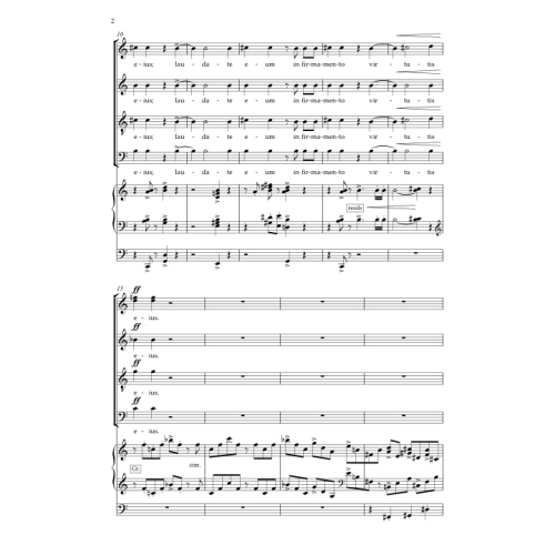 Martin, Matthew - Laudate Dominum. SATB (CSS)