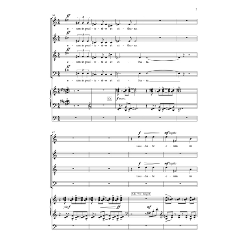 Martin, Matthew - Laudate Dominum. SATB (CSS)