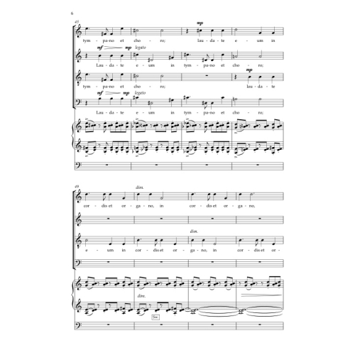 Martin, Matthew - Laudate Dominum. SATB (CSS)