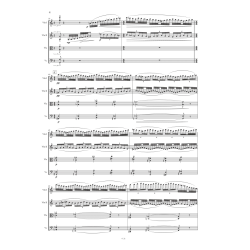 Vine, Carl - String Quartet No.5 (parts)