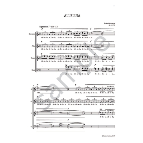Esenvalds, Eriks - Choral Anthology 6