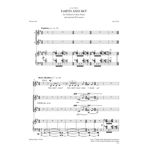 Roth, Alec - Earth and Sky