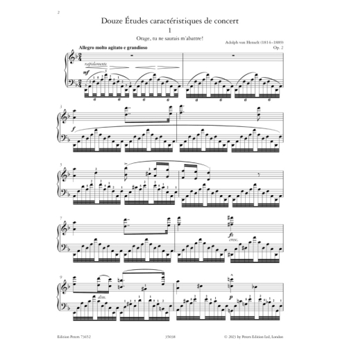 Adolph von Henselt - Complete Etudes for Piano, Volume 1