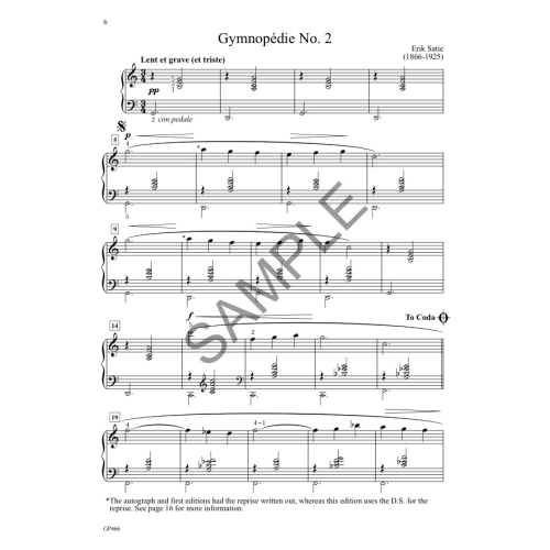 Three Gymnopedies & Three Gnossiennes