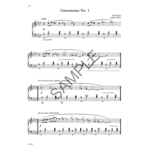 Three Gymnopedies & Three Gnossiennes