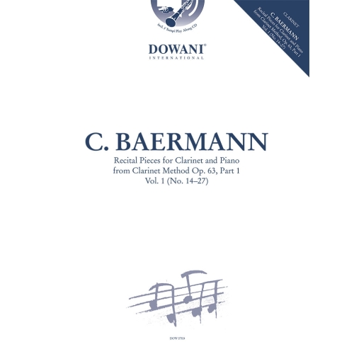 Baermann, Carl - Study for Clarinet in Bb and Piano Op. 63 - Part 1