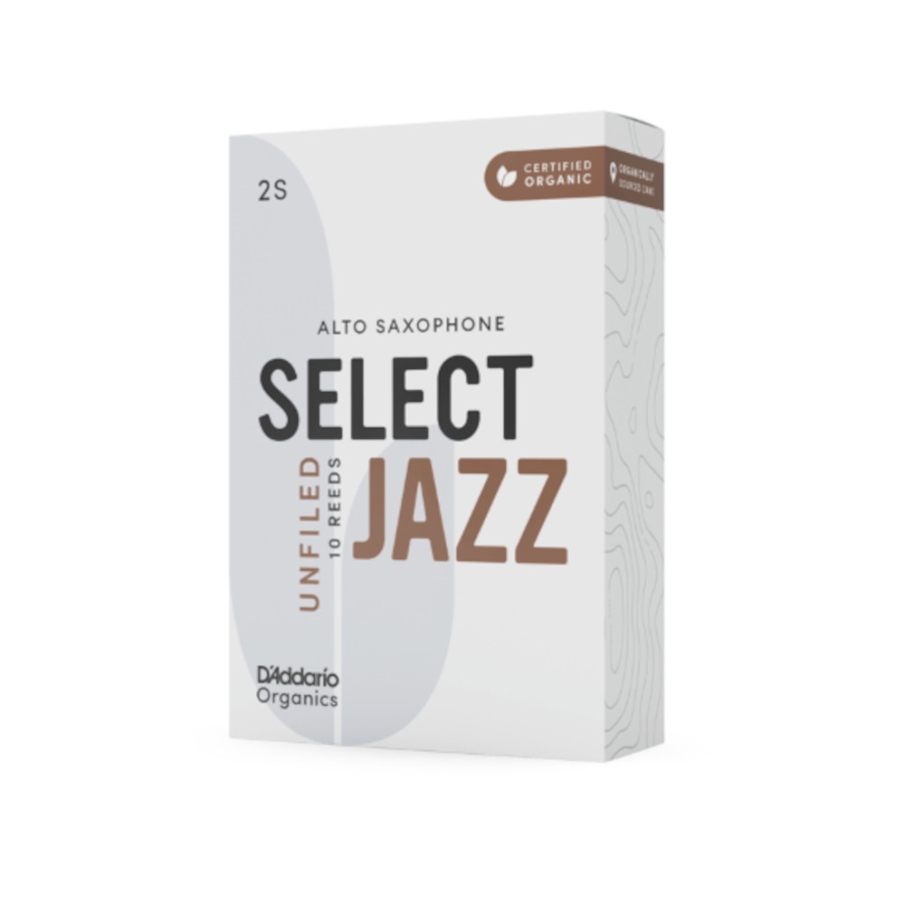 D'Addario Select Jazz Alto Saxophone Reeds - UNFILED