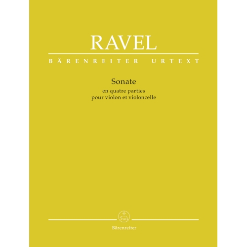 Ravel, Maurice - Sonata in Four Parts