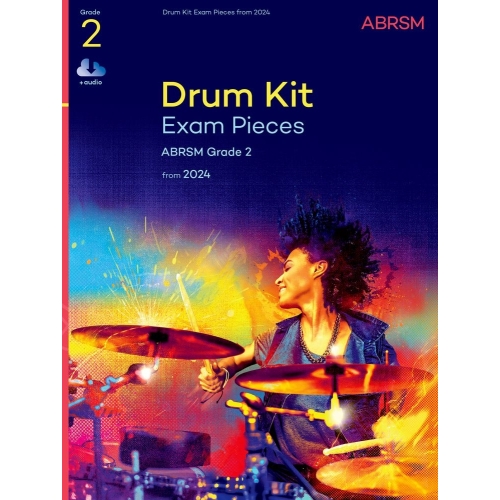 Drum Kit Exam Pieces, Grade 2, from 2024