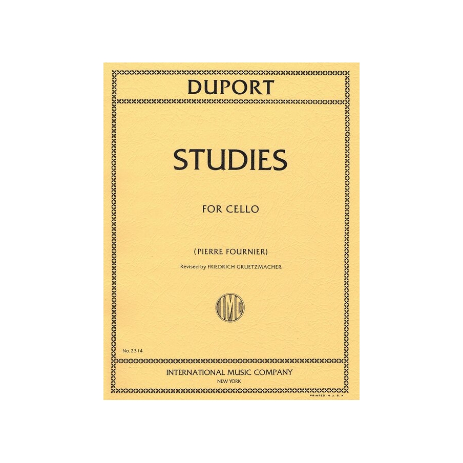 Duport, Jean-Louis - Studies for Cello 