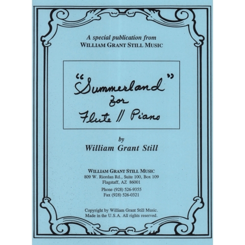 Still, W.G. - Summerland for Flute and Piano