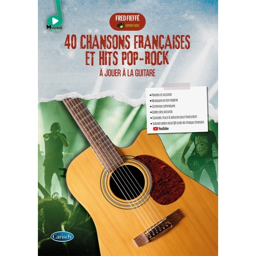 Fieffé, Fred - 40 Chansons Francaises et Hits Pop-Rock Guitare