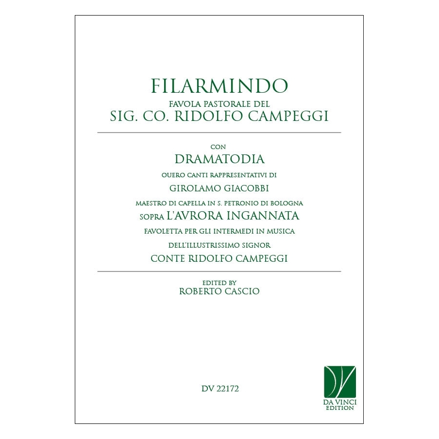 Girolamo & Ridolfo - Filarmindo, Favola Pastorale del Sig. Co.