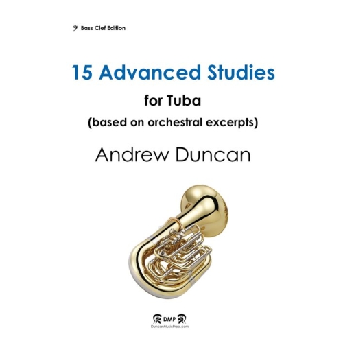 Duncan, Andrew - 15 Advanced Studies for Tuba (Bass Clef)
