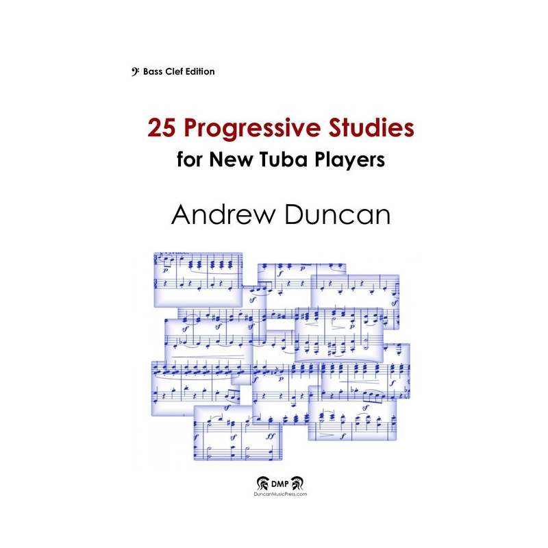 Duncan, Andrew - 25 Progressive Studies for New Tuba Players (Bass Clef)