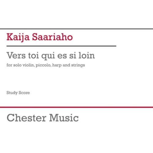 Saariaho, Kaija - Vers toi qui es si loin (study score)